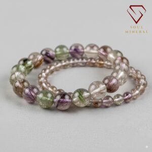 Pulsera de Cuarzo fantasma